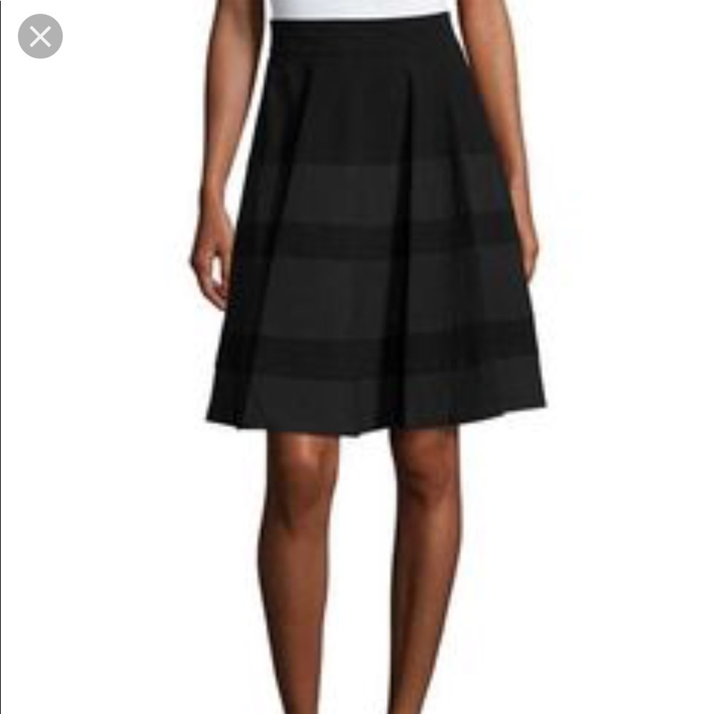 Amanda and Chelsea | Flair A Line Stripe Skirt